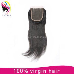 Remy Brazilian Virgin Human Hair Straight 4*4 Lace Closure